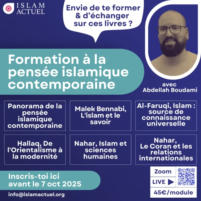 Formation à la pensée islamique contemporaine