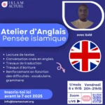 Atelier d’Anglais Pensée islamique
