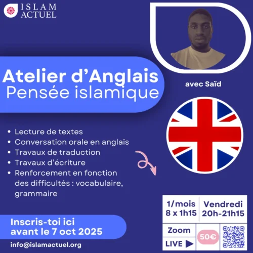 Atelier d’Anglais Pensée islamique